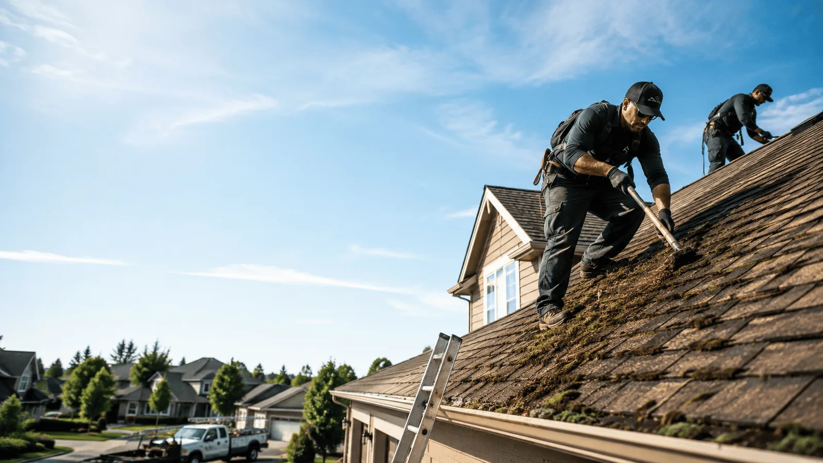 Roof Moss Removal in East Texas, PA near me